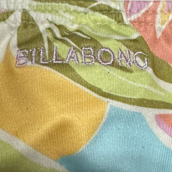 Billabong Girls 7 Tropic Crush Reversible Square Crop Bikini Sustainable NWT - Picture 4 of 8